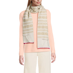 Women's CashTouch Pattern Knit Scarf