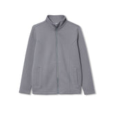 Boys Long Sleeve Knit Full Zip Mock Neck Sweatshirt