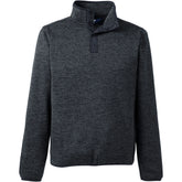Unisex Big Sweater Fleece Snapneck Pullover