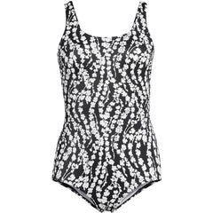Women's Plus Size Mastectomy Chlorine Resistant Tugless One Piece Swimsuit Soft Cup