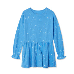 Girls Plus Long Sleeve Ruffle Tunic Top