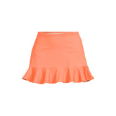 Women's Plus Size Ruffle Hem Mini Swim Skirt