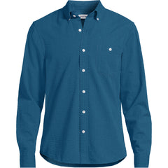 Men's Long Sleeve Seersucker Shirt