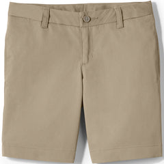 Girls Plain Front Blend Chino Shorts