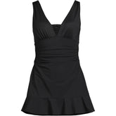Women's Petite SlenderSuit Grecian Mini Swim Dress