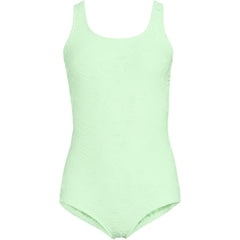 Women's D-Cup Tugless Low Leg Lace One Piece Swimsuit
