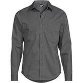 School Uniform Men's Big Ripstop Long Sleeve Utility Work Shirt