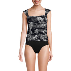 Women's Square Neck Underwire Tankini Top