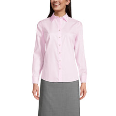 Women's Long Sleeve No Iron Pinpoint Shirt