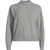 Women's CashTouch Drop Shoulder Mock Neck Sweater