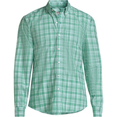 Men's Big Long Sleeve Poplin Shirt