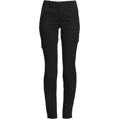 Women's Petite Mid Rise Slim Cargo Chino Pants