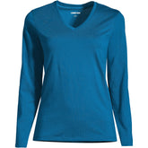 Supima Cotton Long Sleeve V-Neck T-Shirt
