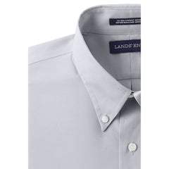 School Uniform Men's Tall Long Sleeve Buttondown No Iron Pinpoint Shirt