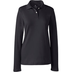 Women's Long Sleeve Feminine Fit Interlock Polo Shirt