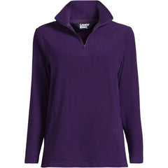 Women's Plus Size Thermacheck 100 Fleece Quarter Zip Pullover Top