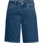 Women's Petite Lightweight Denim Mid Rise 10" Shorts