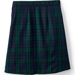 Girls Plus Plaid A-line Skirt Below The Knee