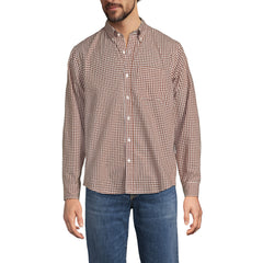 Men's Big Long Sleeve Poplin Shirt