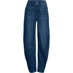 Women's Soft Denim Relaxed Barrel Leg Ankle Jeans