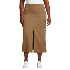 Women's Plus Size Cool Fade Cargo Maxi Skirt