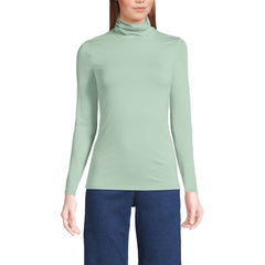 Lightweight Jersey Long Sleeve Turtleneck
