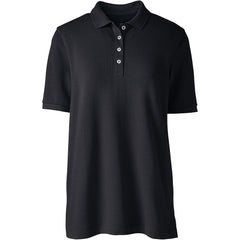 Women's Banded Short Sleeve Mesh Polo