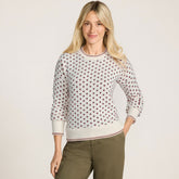 Women's Drifter All Over Jacquard Jersey Crew Neck Sweater
