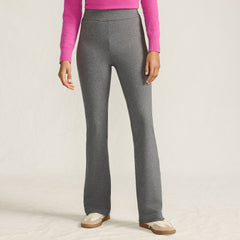 Women's Petite Starfish High Rise Pull On Flare Pocket Pants