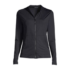 Women's Petite SunShade UPF 50 Hooded Zip Front Rash Guard