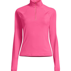 Women's Long Torso SunShade UPF 50 Quarter Zip Rash Guard