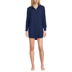 Women's New Button-Up Shirt Cover-Up Dress