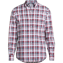 Men's Tall Long Sleeve Madras Shirt
