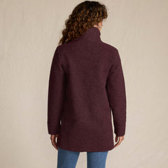 Tall Boucle Fleece Coat