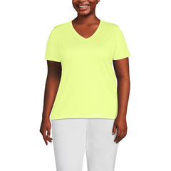Plus Size Supima Cotton V-Neck T-Shirt