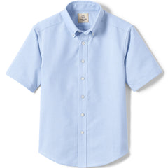 Boys Husky Short Sleeve Oxford Dress Shirt