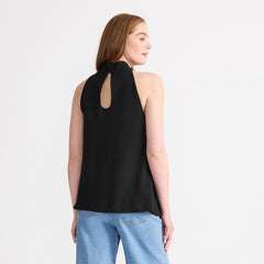 Women's Creaseless Twist Front Halter Top