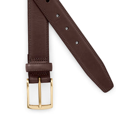 Men's Big Classic Leather Chino Belt