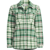 Women's Petite Print Anyweather Fleece Shirt Jacket