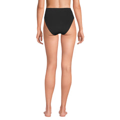 Women's Tugless QuickDry High Waisted High Leg Bikini Bottoms