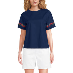 Women's Poplin Eyelet Shirt
