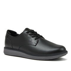 Men's Wide Width Leather Lace Up Derby Oxfords