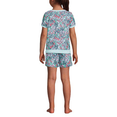 Girls Short Sleeve Tee and Shorts Pajama Set