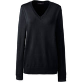School Uniform Women's Petite Performance V-neck Sweater