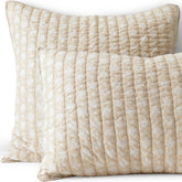Printed Seed Stitch Sham