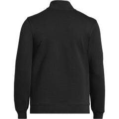 Unisex Big Long Sleeve Quarter Zip Mock Neck Sweatshirt