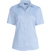 School Uniform Women's Plus Size Short Sleeve Oxford Shirt