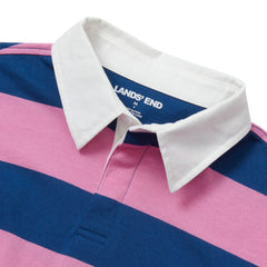 Girls Long Sleeve Stripe Rugby Shirt