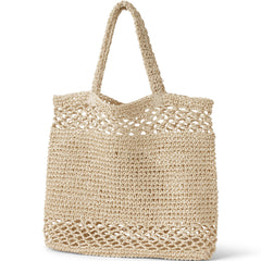 Novelty Openweave Straw Bag