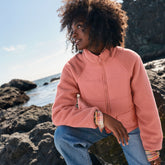 Women's Mixed Media Sherpa Fleece Jacket